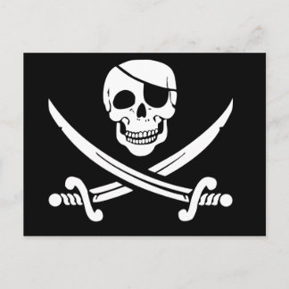 Jolly Roger, Pirate Flag Briefkaart