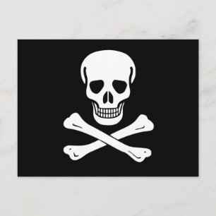 Jolly Roger Pirate Flag Briefkaart