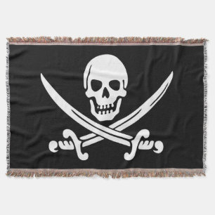 Jolly Roger Pirate Flag Deken