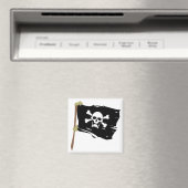 Jolly Roger Pirate Flag Magneet (Insitu (Vaatwasser))