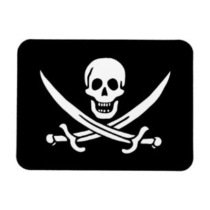 Jolly Roger Pirate Flag Magneet