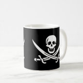 Jolly Roger Pirate Flag Mok (Voorkant rechts)
