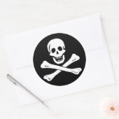 Jolly Roger Pirate Flag Sticker (Envelop)