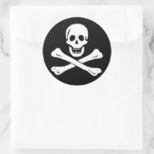 Jolly Roger Pirate Flag Sticker (Tas)