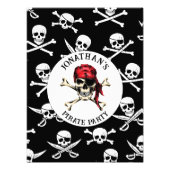 JOLLY ROGER PIRATE FOTO AFDRUK (Voorkant)