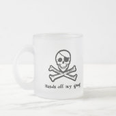 Jolly Roger Pirate Grog Frosted Mok (Links)