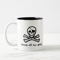 Jolly Roger Pirate Grog Mok