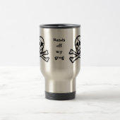 Jolly Roger Pirate Grog Travel Mug Reisbeker (Center)