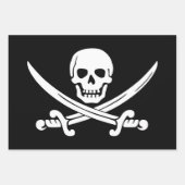 Jolly Roger Pirate Inpakpapier Vel (Voorkant)
