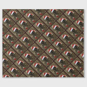 Jolly Roger Pirate Kerstmis Cadeaupapier (Vlak)