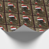 Jolly Roger Pirate Kerstmis Cadeaupapier (Hoek)