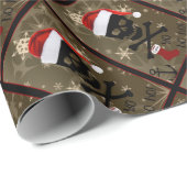 Jolly Roger Pirate Kerstmis Cadeaupapier (Rol Hoek)
