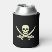Jolly Roger Pirate Koelbox Blikjeskoeler (Blikje Voorkant)