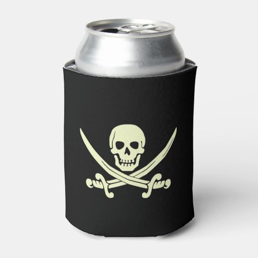 Jolly Roger Pirate Koelbox Blikjeskoeler (Blikje Voorkant)