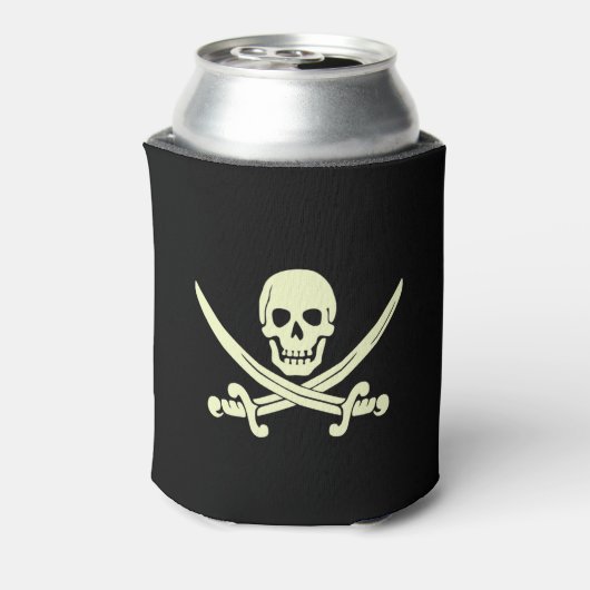 Jolly Roger Pirate Koelbox Blikjeskoeler (Blikje Achterkant)