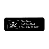 Jolly Roger Pirate Label (Voorkant)