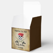 Jolly Roger Pirate Party Favor Box Bedankdoosjes (Geopend)