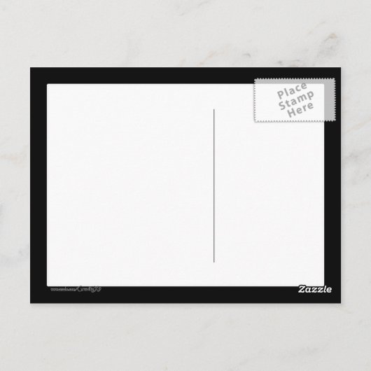 Jolly Roger, Pirate Ship & Pirate's Chest Briefkaart (Achterkant)