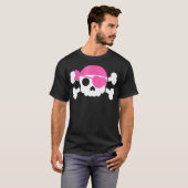 Jolly Roger Pirate Shirt Cute Pirate Halloween Cos (Voorkant volledig)