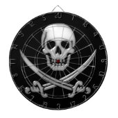 Jolly Roger Pirate Skull Dartbord (Voorkant)
