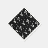 Jolly Roger Pirate Skull Napkins Servetten (Hoek)