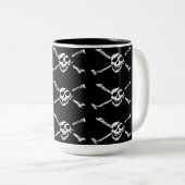 Jolly Roger Pirate Skull Pattern Mok (Voorkant rechts)