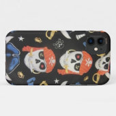Jolly Roger Pirate Skulls Case-Mate iPhone Case (Achterkant (horizontaal))