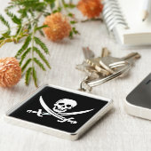 Jolly Roger Pirate Sleutelhanger (Zijkant)