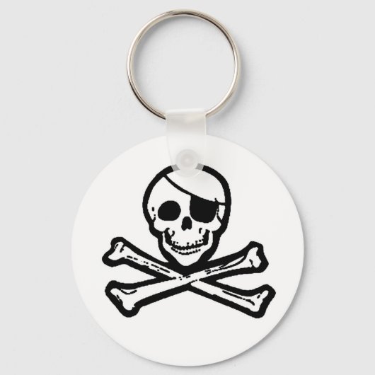 Jolly Roger Pirate Sleutelhanger (Voorkant)