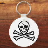 Jolly Roger Pirate Sleutelhanger (Voorkant)