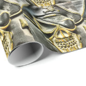 Jolly Roger Pirate Treasure Chest Cadeaupapier (Rol Hoek)