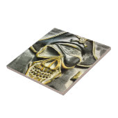 Jolly Roger Pirate Treasure Chest Tegeltje (Zijkant)