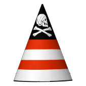 Jolly Roger Pirate Verjaardag Feesthoedjes (Voorkant)