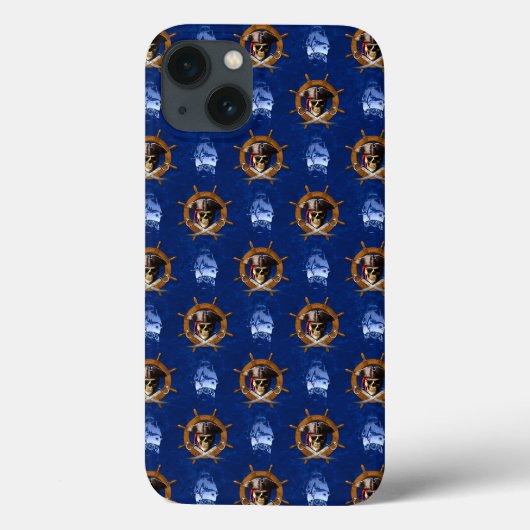 Jolly Roger Pirate Wheel Case-Mate iPhone Case (Achterkant)