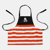 Jolly Roger Pirate Zwart en Rood Verjaardag Kinder