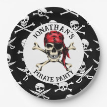 JOLLY ROGER  PIRATEN Papieren Bord