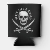 Jolly Roger Piratenfeest Blikjeskoeler (Voorkant)
