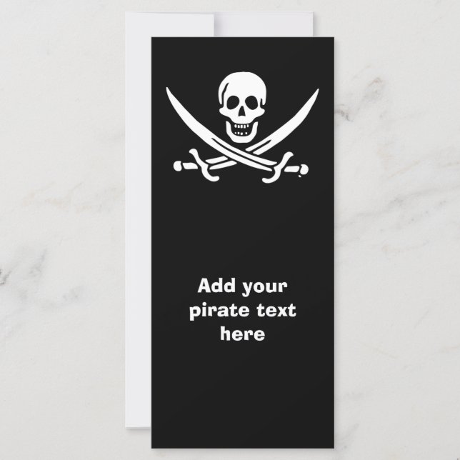 Jolly roger piratenvlag (Voorkant)