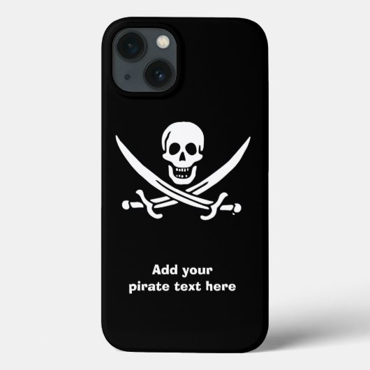 Jolly roger piratenvlag Case-Mate iPhone case (Achterkant)