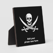 Jolly roger piratenvlag fotoplaat (Voorkant)