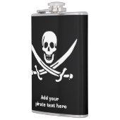 Jolly roger piratenvlag heupfles (Links)