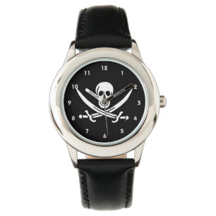 Jolly roger piratenvlag horloge