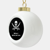 Jolly roger piratenvlag keramische bal ornament (Rechts)
