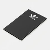 Jolly roger piratenvlag post-it® notes (Schuin)