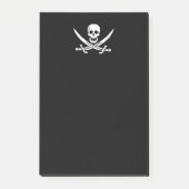 Jolly roger piratenvlag post-it® notes (Voorkant)