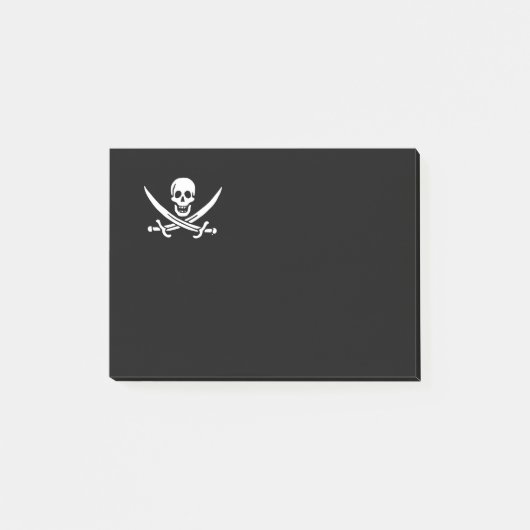 Jolly roger piratenvlag post-it® notes (Voorkant)