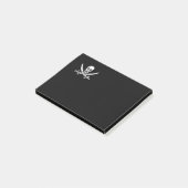 Jolly roger piratenvlag post-it® notes (Schuin)