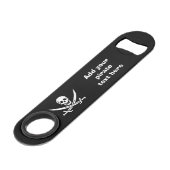 Jolly roger piratenvlag speed flessenopener (Voorkant Gekanteld)