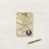 Jolly Roger Post-it® Notes (Op bureau)