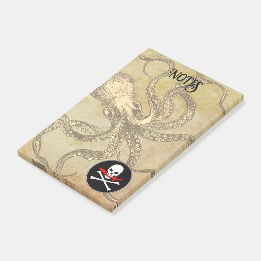 Jolly Roger Post-it® Notes (Schuin)